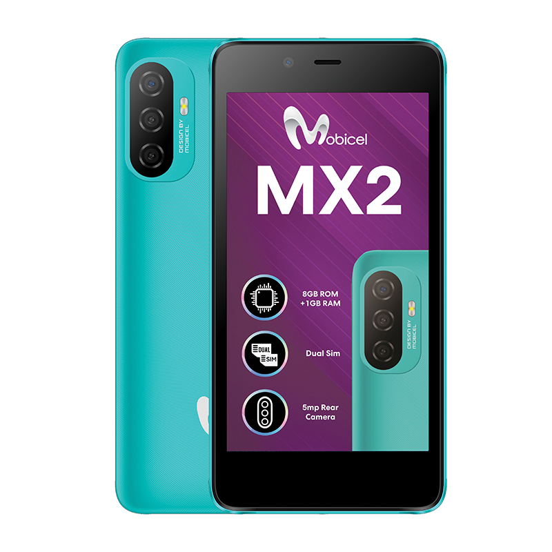 Unboxed Mobicel MX2 3G Dual Sim 8GB Vodacom Network Locked - Green