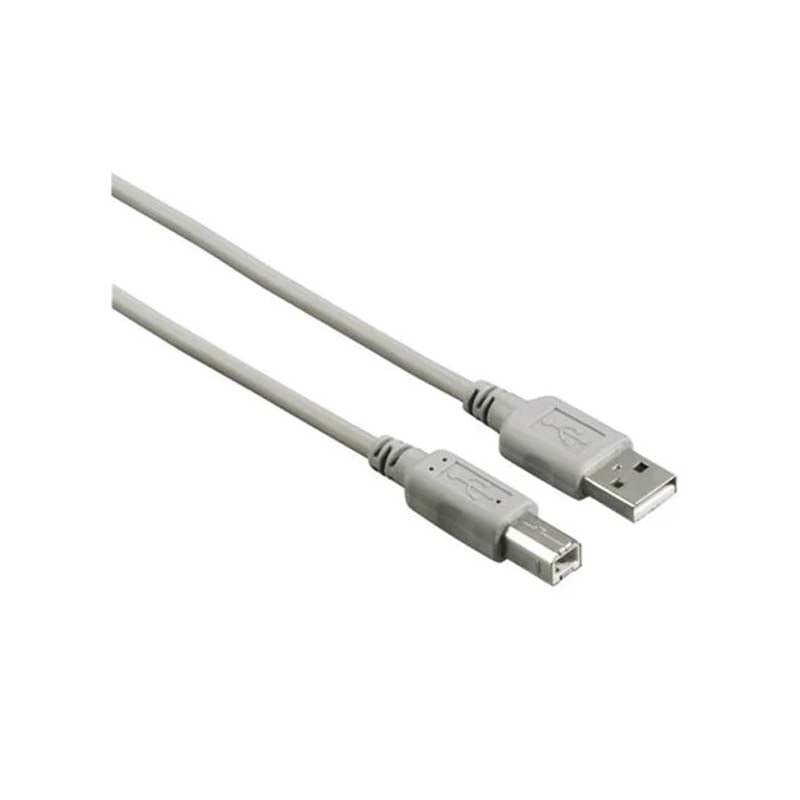 Hama 1.5m USB 2.0 USB A USB B Cable - Grey