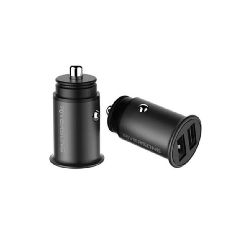Riversong Safari S4 Mini Car Charger - Black
