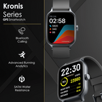VolkanoX Kronis Series GPS Smartwatch - Black