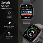 VolkanoX Solaris Series Fitness Smartwatch - Black