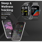 VolkanoX Kronis Series GPS Smartwatch - Black