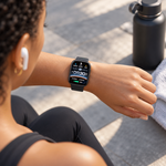 VolkanoX Solaris Series Fitness Smartwatch - Black