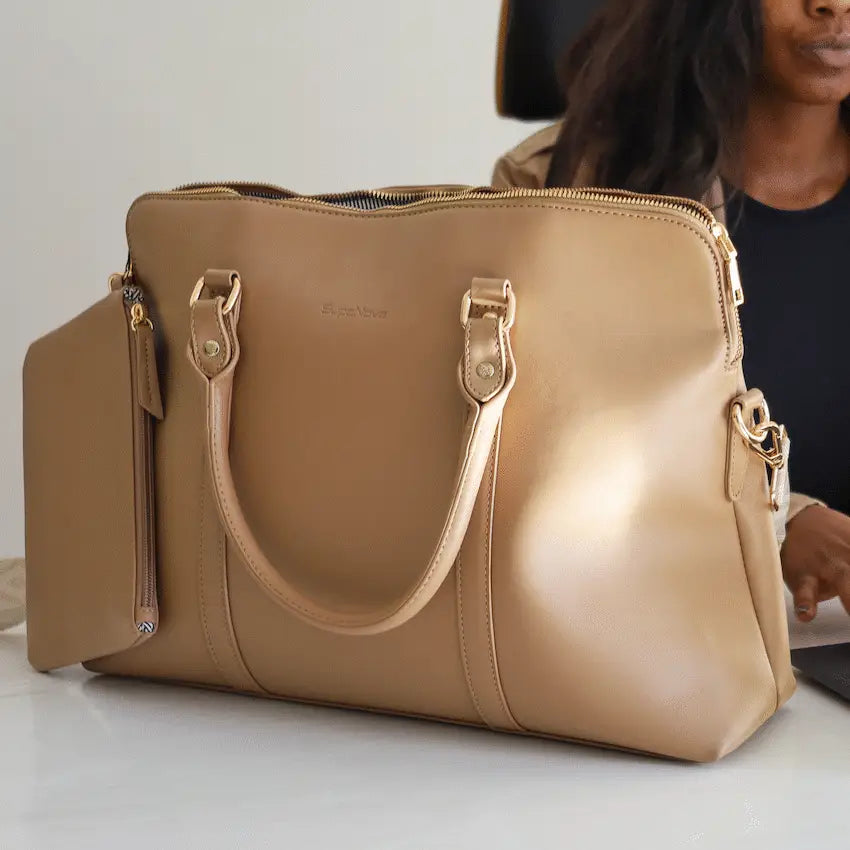 Supanova Azura Ladies 15.6’’ Laptop Tote Bag - Taupe