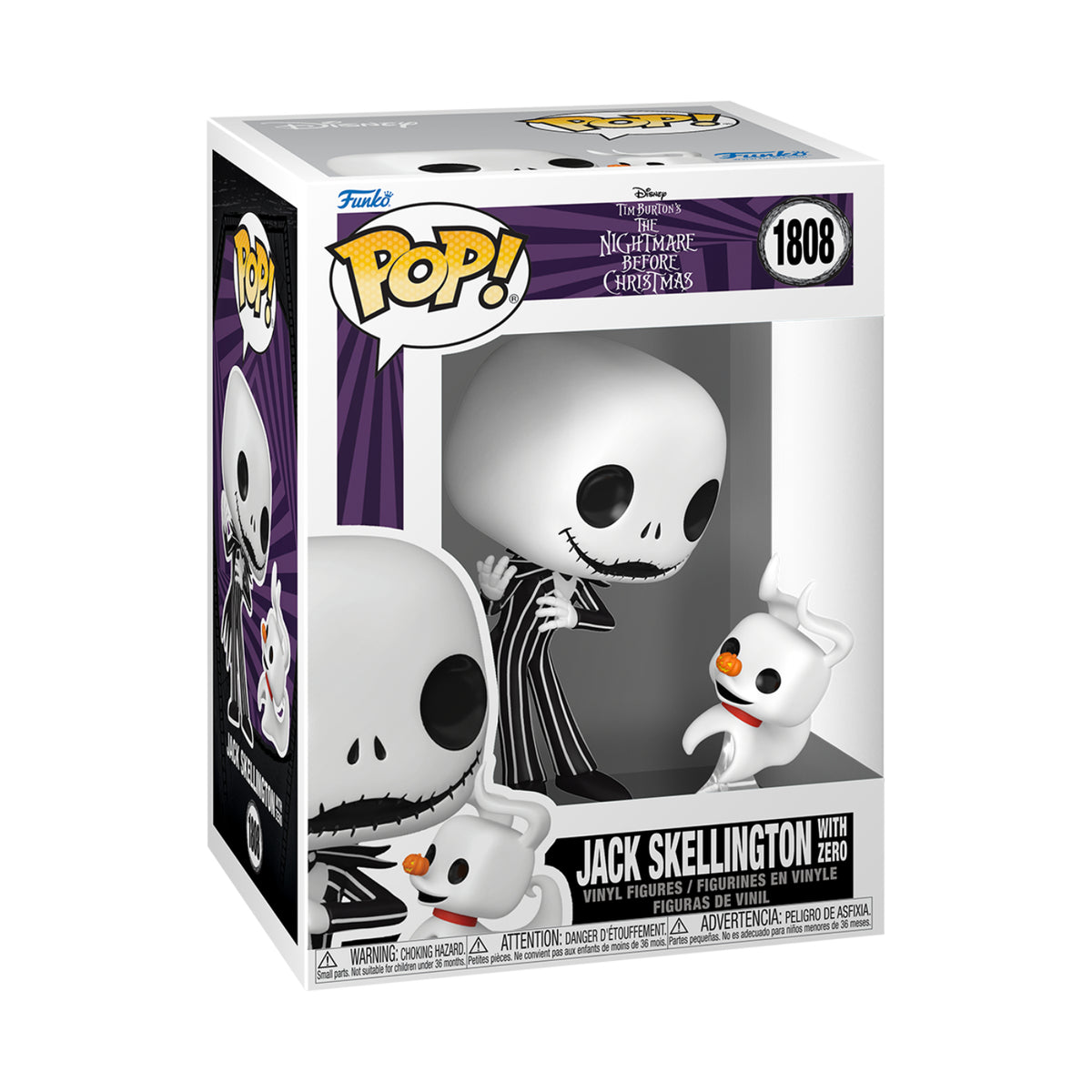 Funko Pop! Pop & Buddy: Tim Burtons The Nightmare Before Christmas - Jack Skellington with Zero