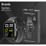 VolkanoX Kronis Series GPS Smartwatch - Black