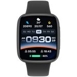 VolkanoX Solaris Series Fitness Smartwatch - Black