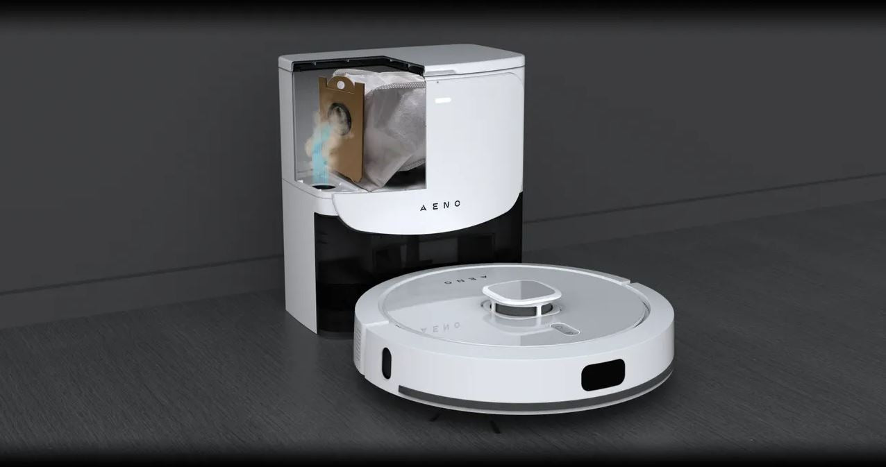 AENO RC4S Robot Vacuum Cleaner - White