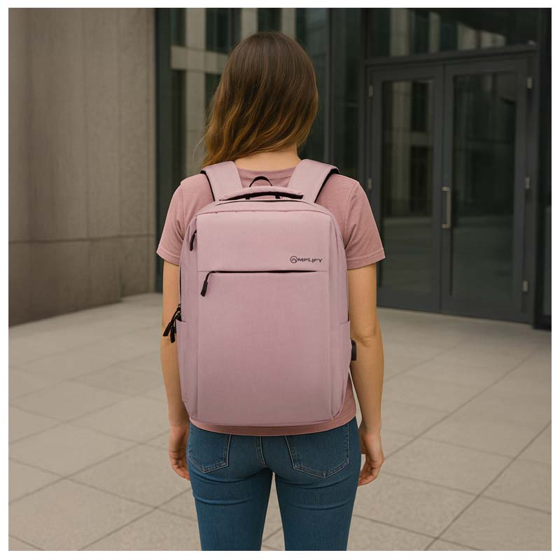 Amplify Cuba 15.6’’ Laptop Backpack Pink