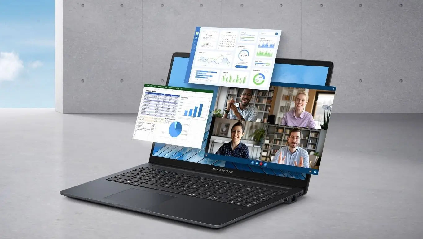 ASUS ExpertBook B1 B1503CVA 15.6-inch FHD Laptop - Intel Core 5 210H 512GB SSD 16GB RAM Win 11 Pro