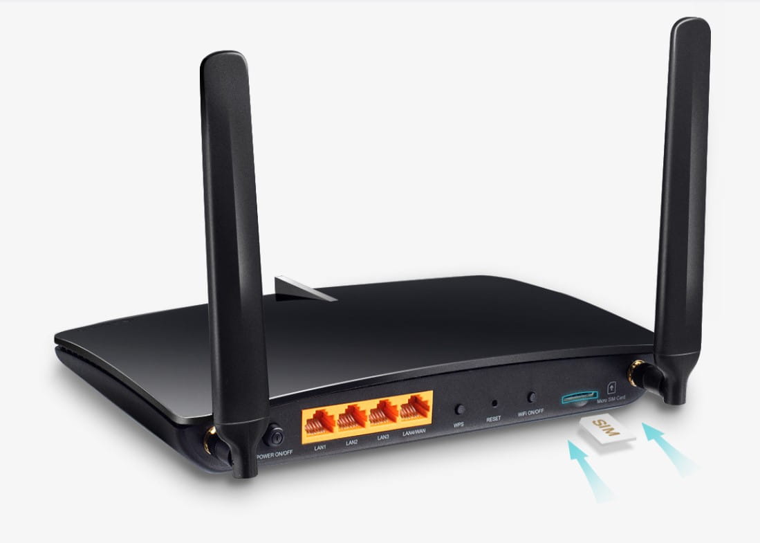 TP-Link Archer MR600 AC1200 4G LTE Advanced Cat6 Router - Black