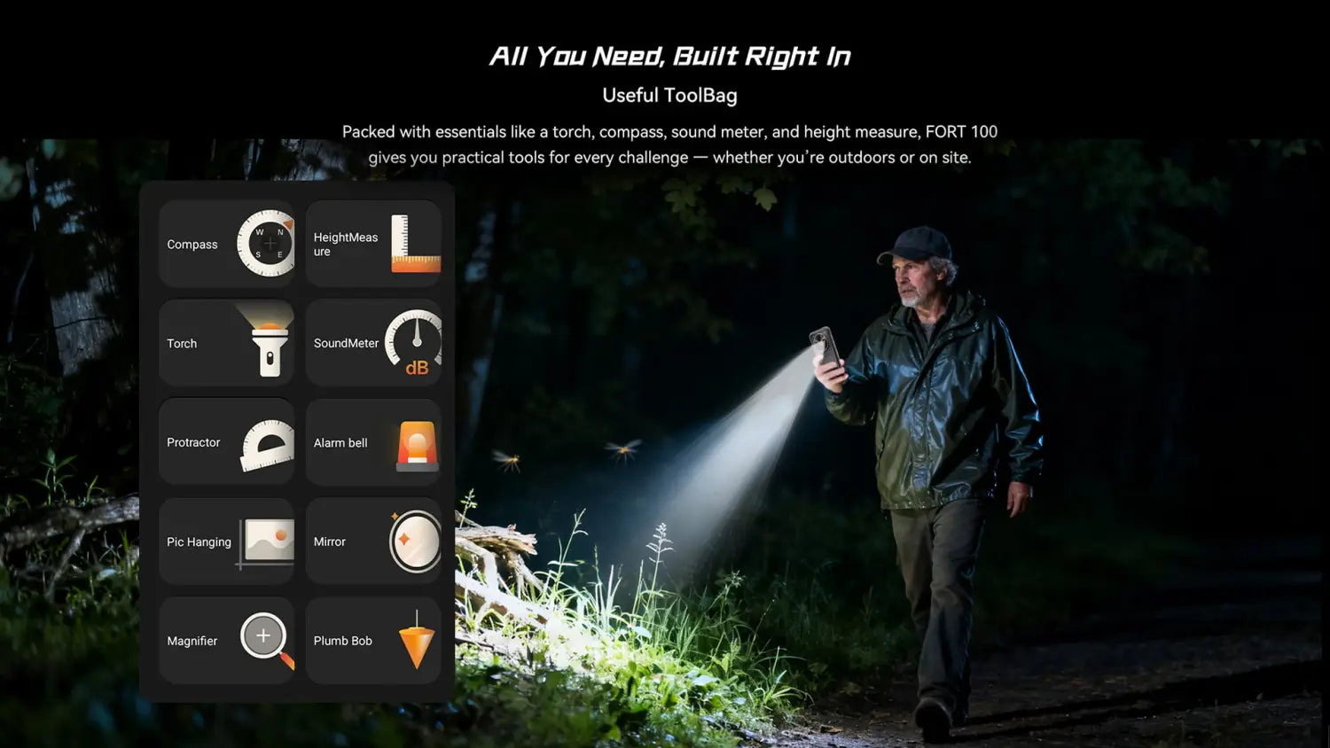Blackview Fort 100 Rugged Phone 128GB - Black