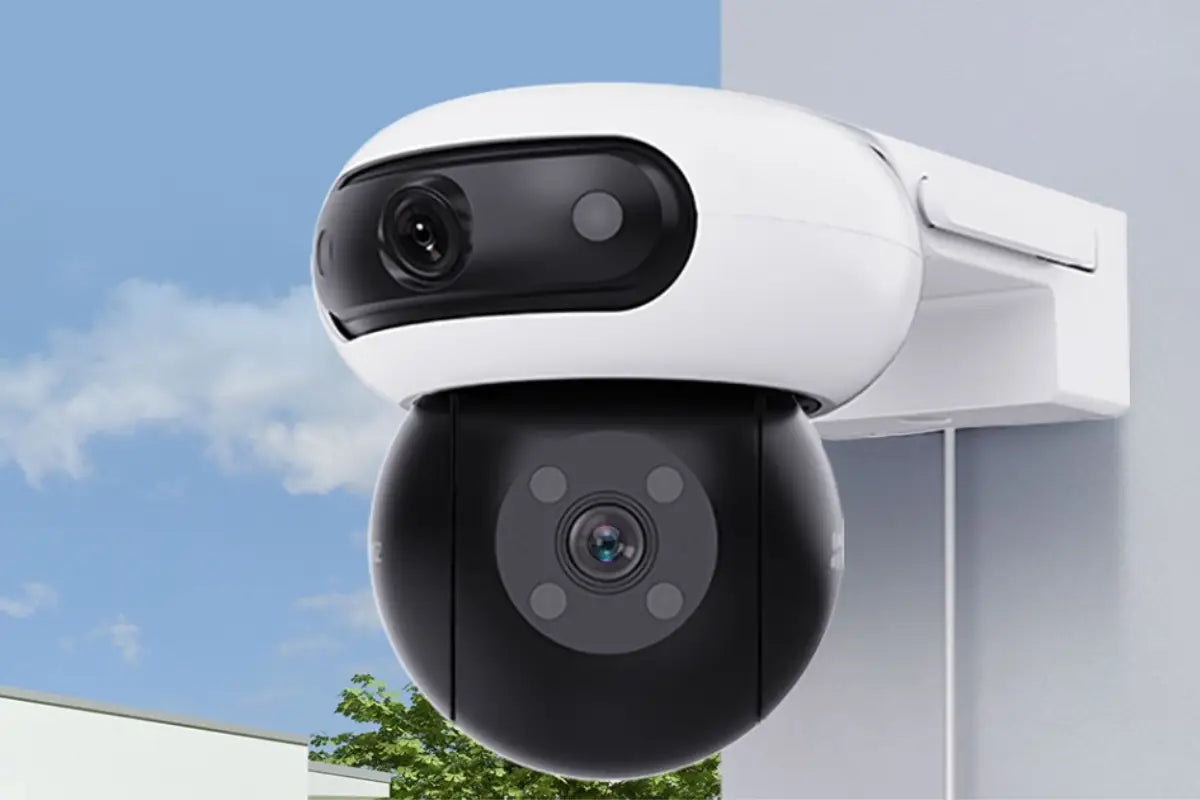 EZVIZ C90 Dual 2K+ Outdoor Pan & Tilt Wi-Fi Security Camera - White