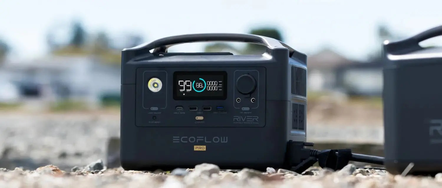 EcoFlow River Pro 720Wh Portable Power Station SA Plug Points