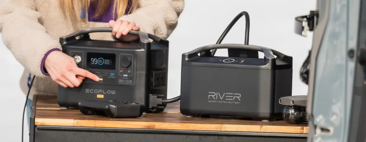EcoFlow River Pro 720Wh Portable Power Station SA Plug Points