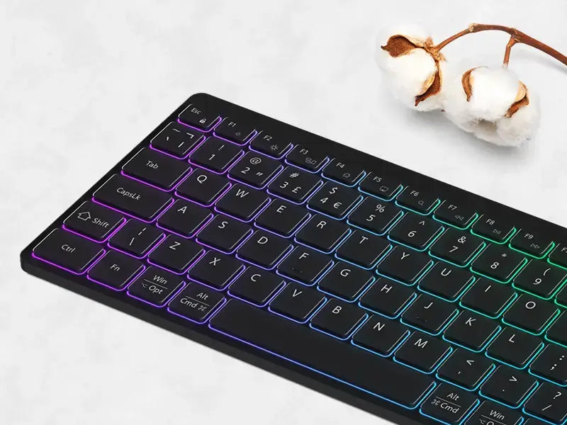 CANYON keyboard HKB-W11 UK/US RGB Dual Mode Wireless Black