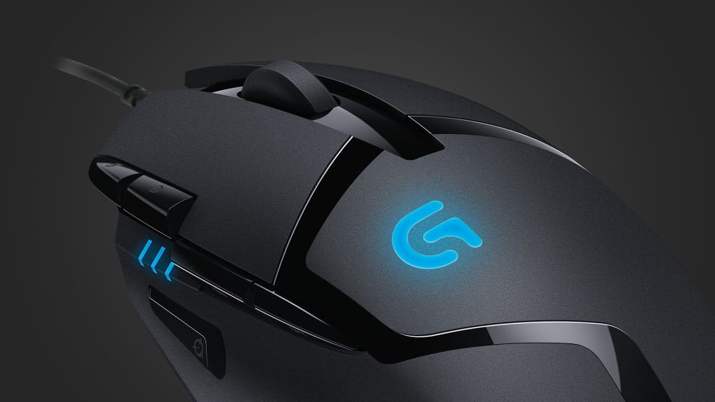 Logitech G402 Hyperion Fury FPS Wired Gaming Mouse - Black