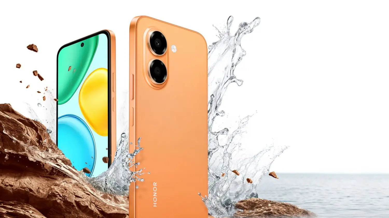 Honor X7e Orange 6/128GB 4G + Watch2i + Buds