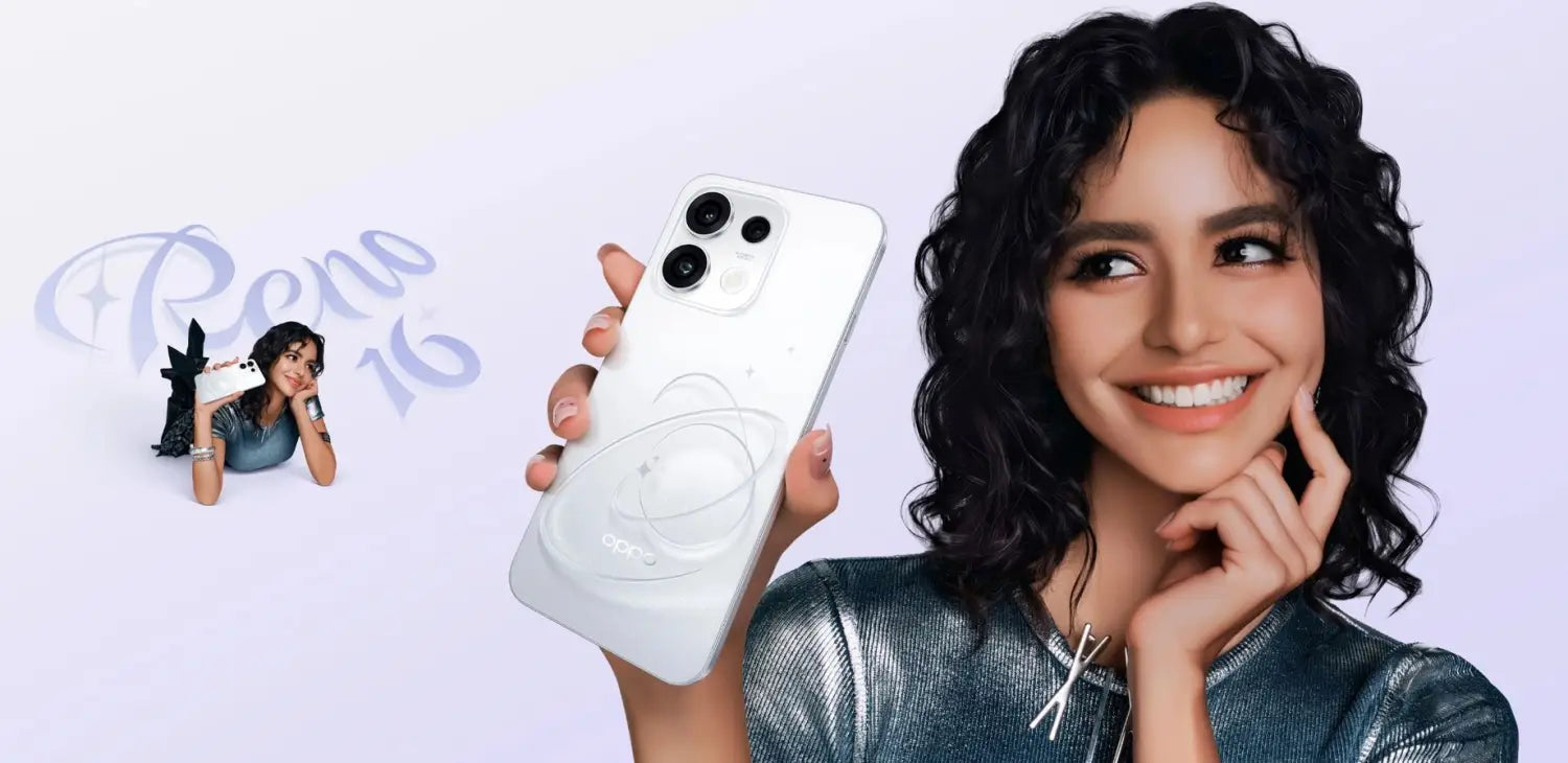 Oppo Reno 16F 5G Dual Sim 256GB - White