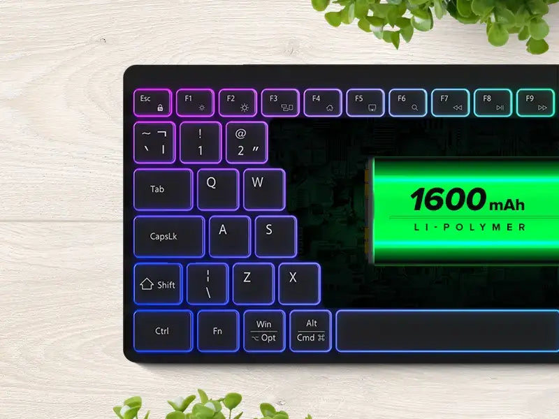 CANYON keyboard HKB-W11 UK/US RGB Dual Mode Wireless Black