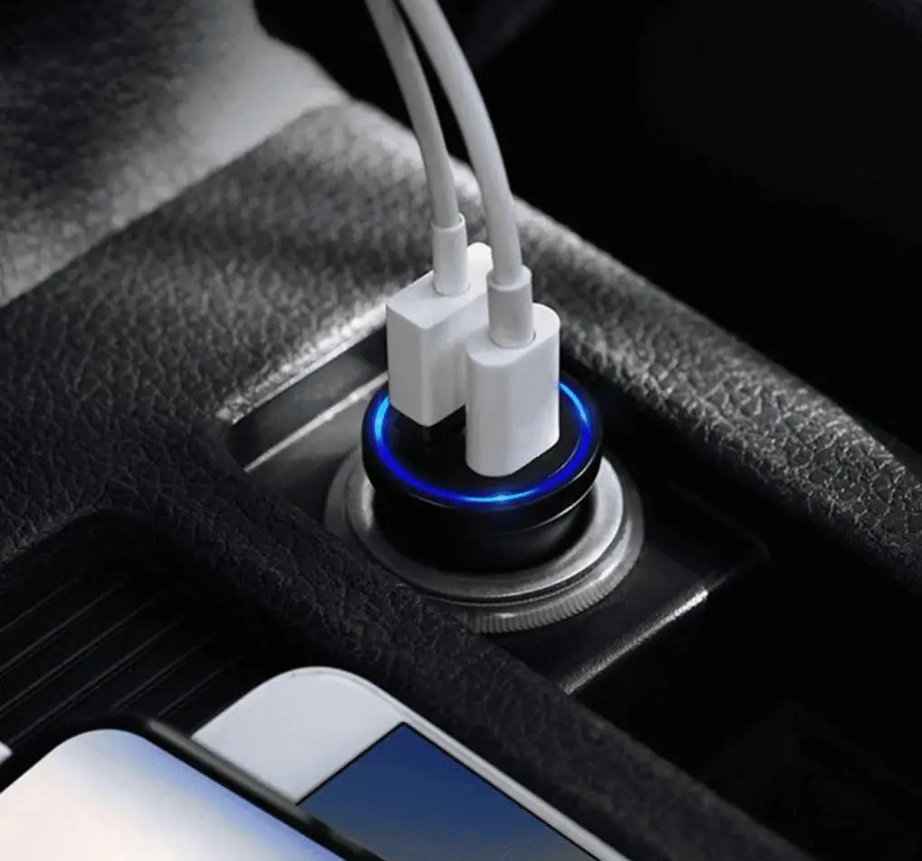 Rizzen Dual Rapid Car Charger 48W - Black