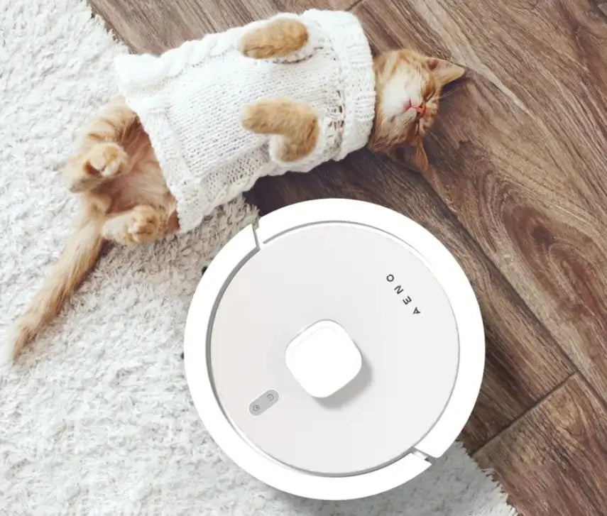 AENO RC4S Robot Vacuum Cleaner - White