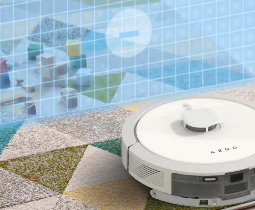 AENO RC4S Robot Vacuum Cleaner - White
