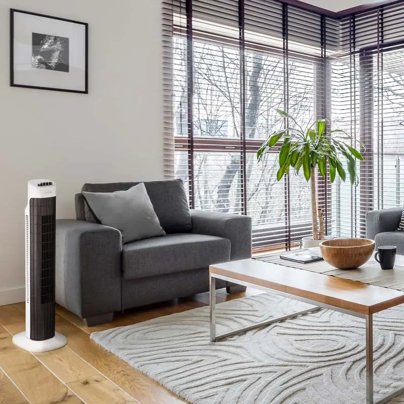 Elektra 78cm Tower Fan 45W - White