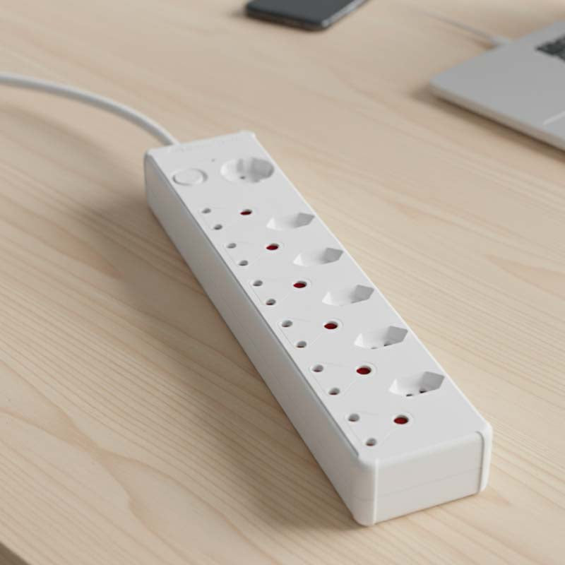 Switched Medium Surge 12-Way Multiplug 0.5m
