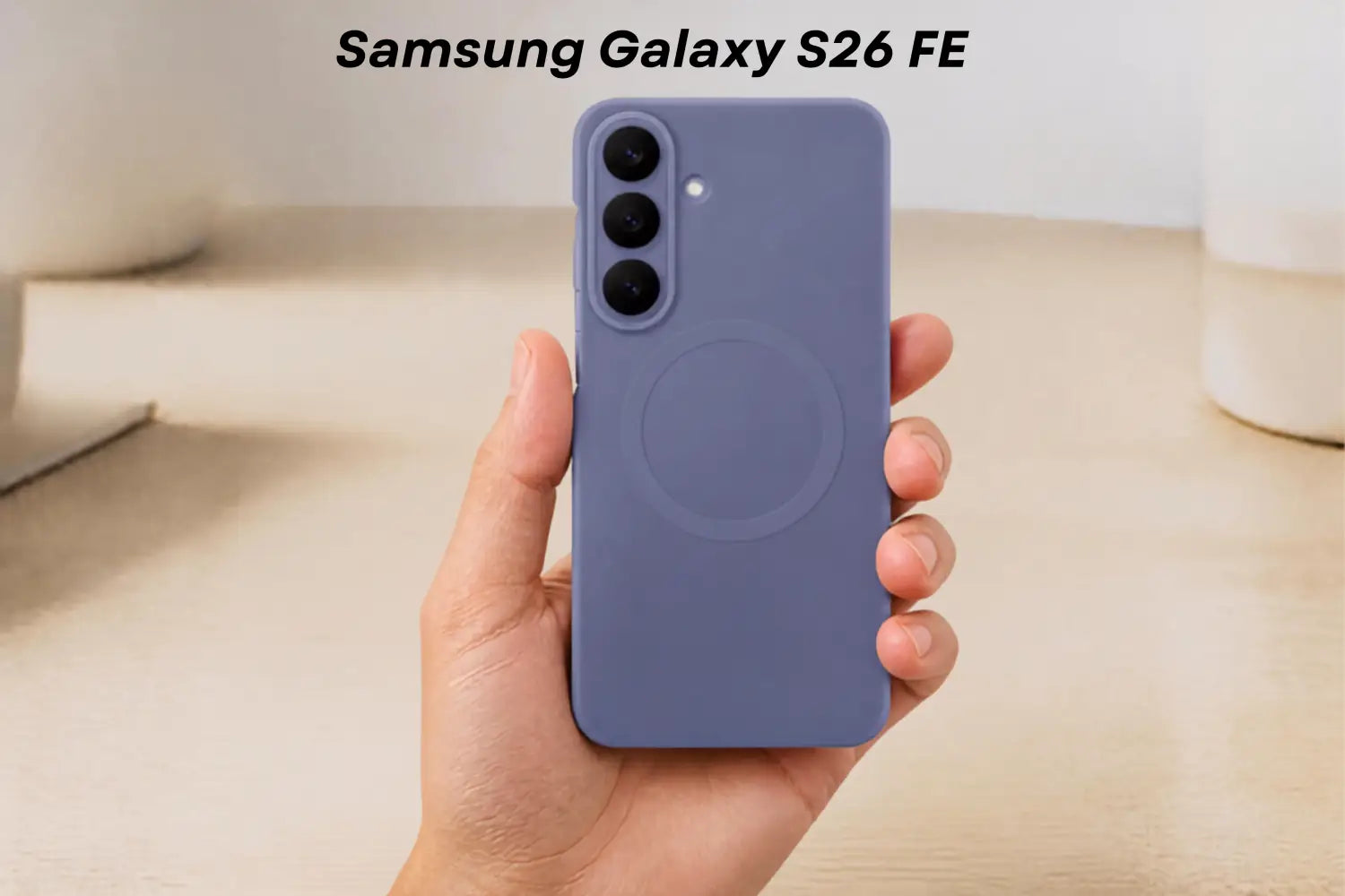 Samsung Silicone Magnet Case Samsung Galaxy S26 FE - Blue
