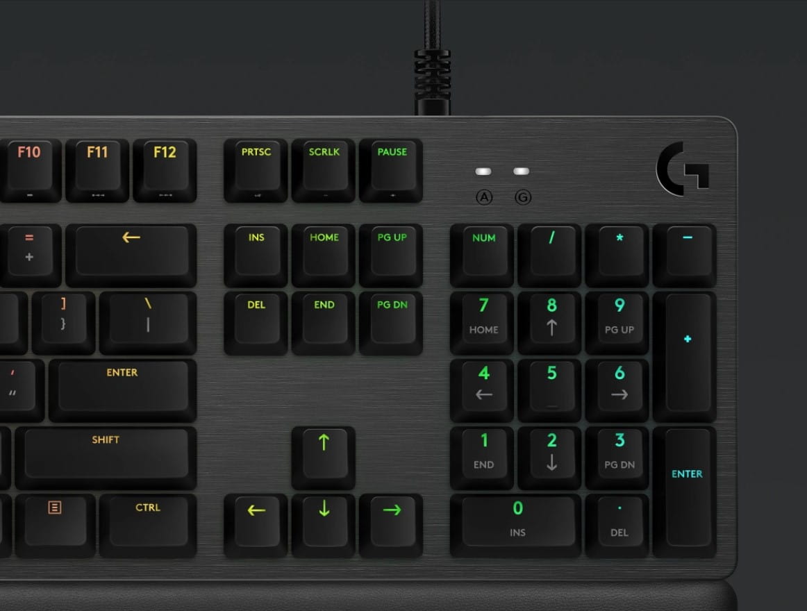 Logitech G513 Lightsync Carbon RGB Mechanical Gaming Keyboard GX Blue (Clicky) - Carbon