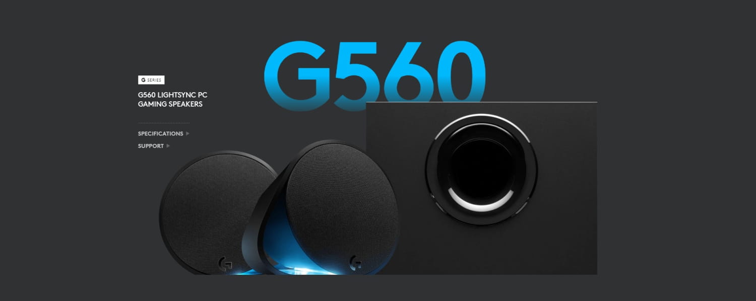 Logitech G560 Lightsync PC Gaming Speakers