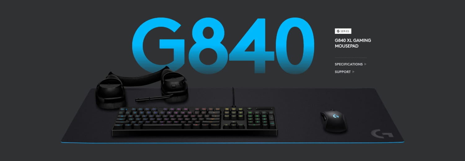 Logitech G840 XL Gaming Mouse Pad