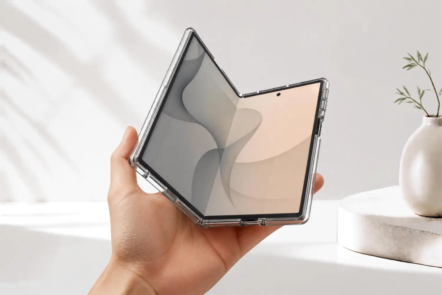 Speck Samsung Galaxy Z Fold8 Wide Presidio Perfect Clear Magnet -Clear