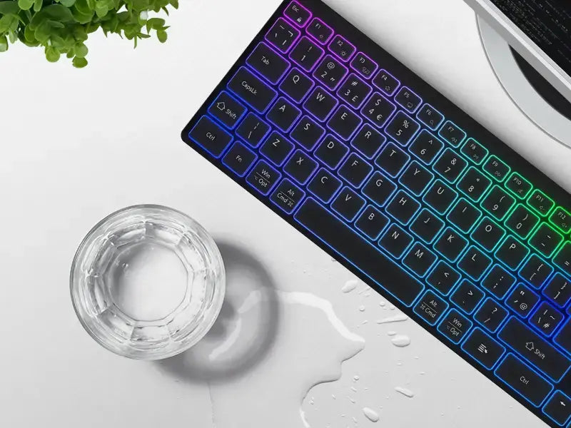 CANYON keyboard HKB-W11 UK/US RGB Dual Mode Wireless Black