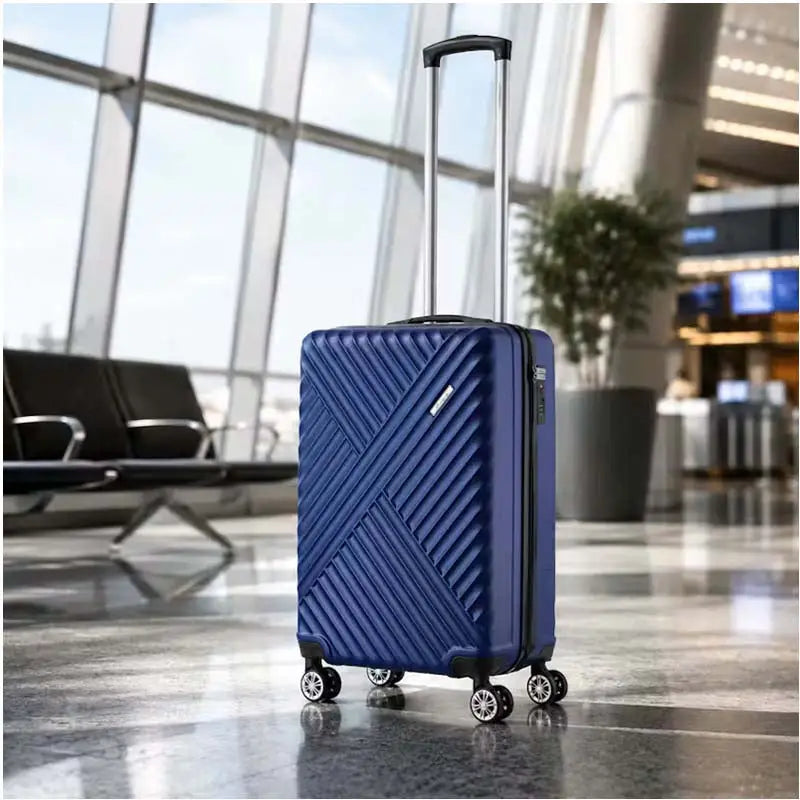 Travelwize Astra ABS 77cm 4-Wheel Spinner Luggage - Navy