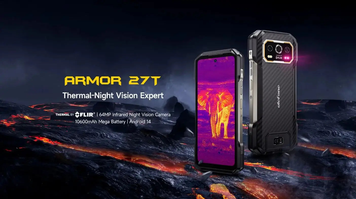 Ulefone Armor 27T 4G Rugged Smartphone 256GB - Black