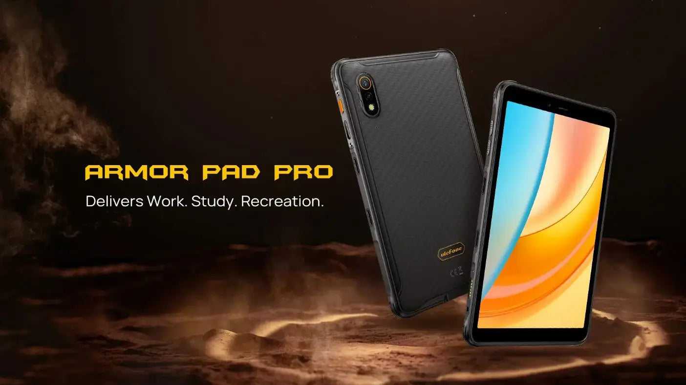 Ulefone Armor Pad Pro 8.0-inch Rugged Tablet 128GB - Black