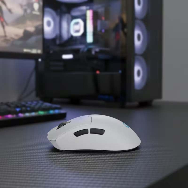 Volkano gaming Arc Ultra-Lightweight Rechargeable Gaming Mouse - White