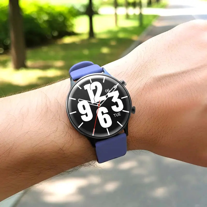 Volkano Halo Series Smartwatch with Bluetooth Calling - Denim Blue