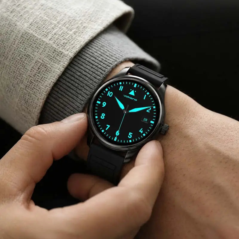 Volkano Eon Series Bluetooth Calling AMOLED Smartwatch - Black