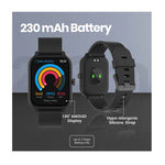 Volkano Linea Series Ultra-Slim Smartwatch - Black