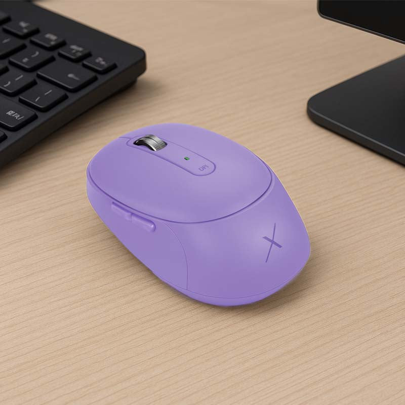 VolkanoX Crater Bluetooth Wireless Mouse - Purple
