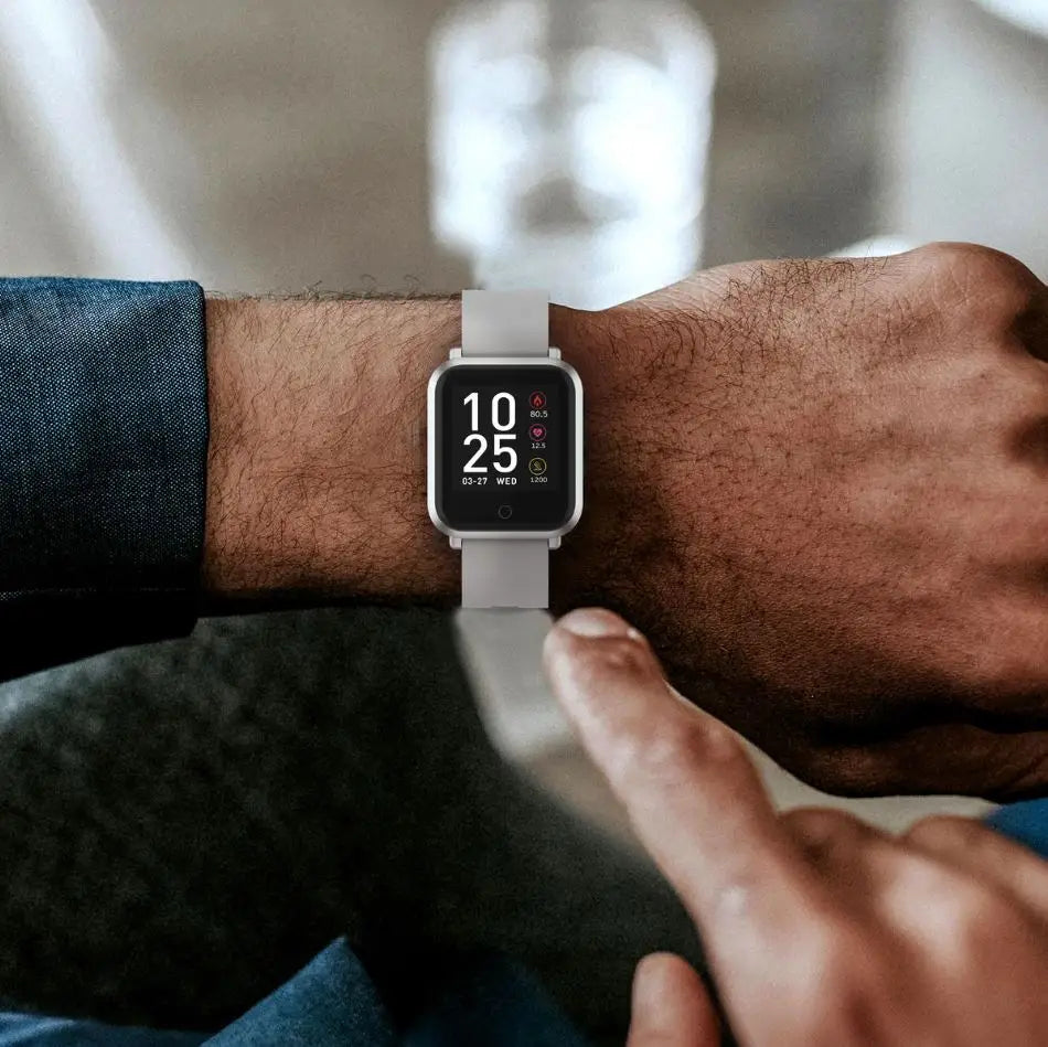 Volkano Active Tech Serene Series Watch with Heart Rate Monitor - Silver
