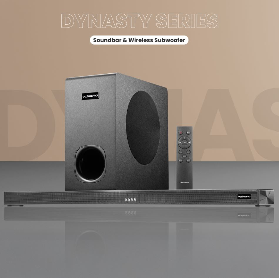 Volkano Dynasty (120W) Soundbar & Wireless Subwoofer
