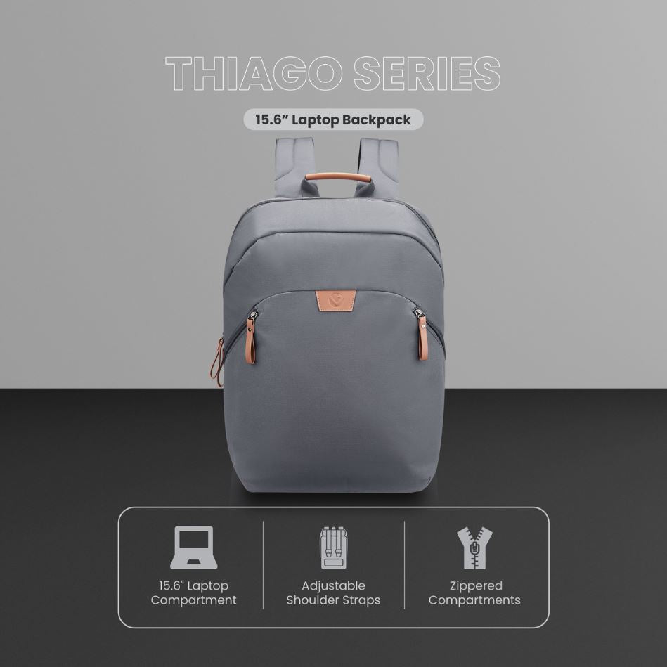 Volkano Thiago 15.6’’ Laptop Backpack Grey