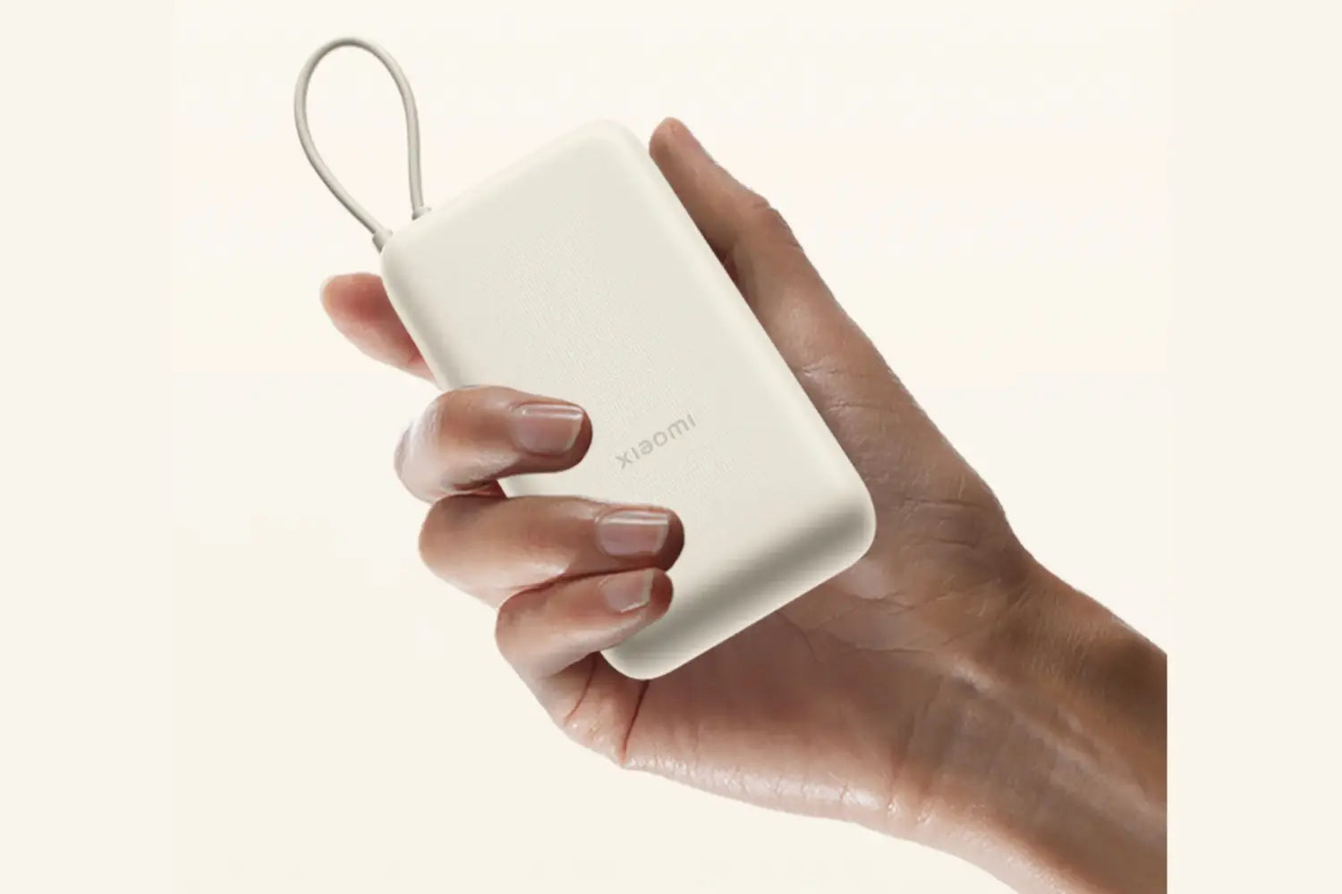 Xiaomi 33W Power Bank 20000mAh (Integrated Cable) – Tan