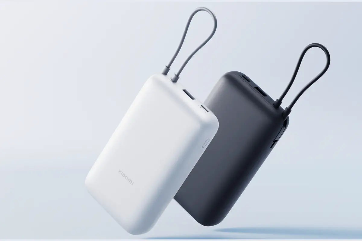 Xiaomi Power Bank 20000mAh (Integrated Cable) - Light Grey