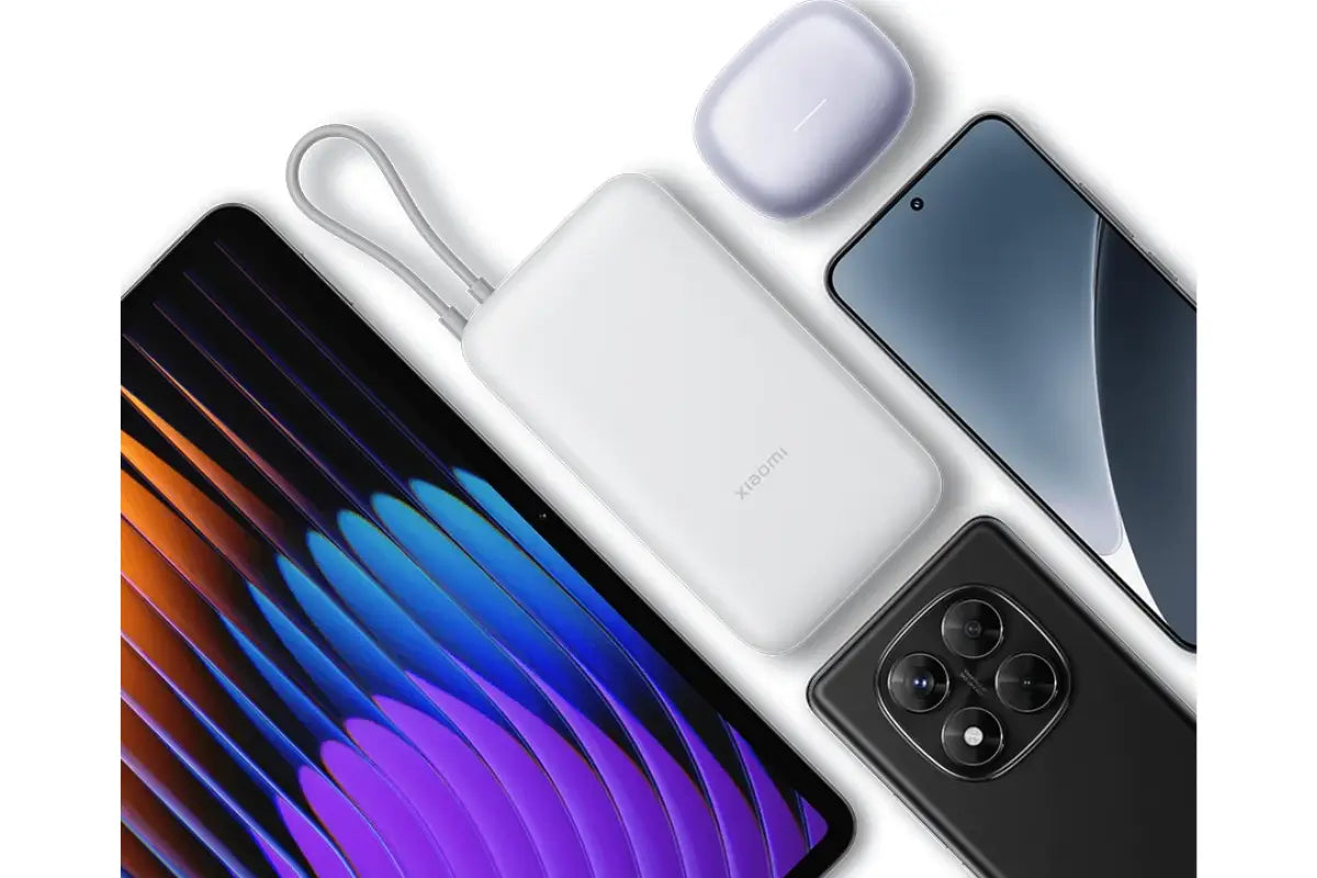 Xiaomi Power Bank 20000mAh (Integrated Cable) - Light Grey