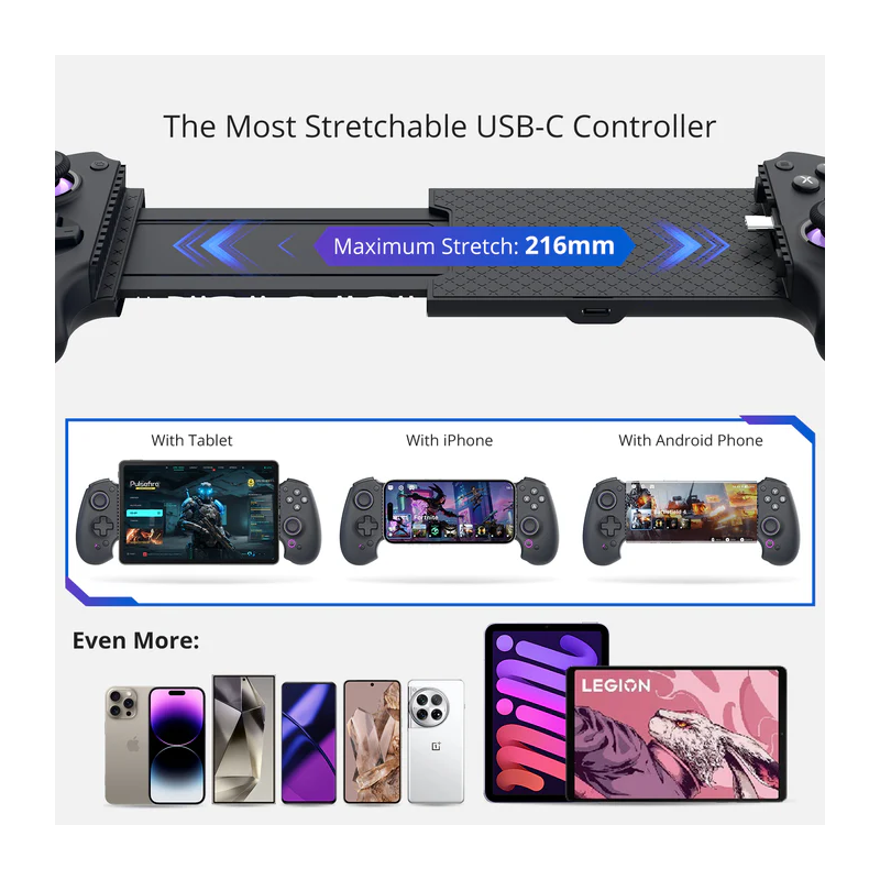 Abxylute S9 Universal Bluetooth Mobile Controller - Black